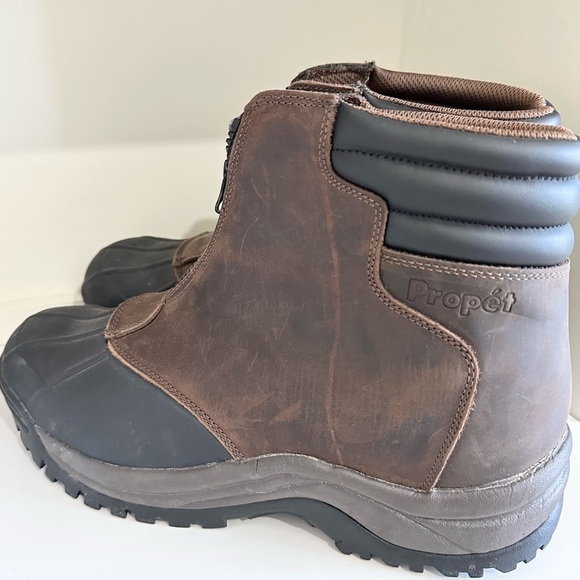 Propet Men\'s Blizzard Work Construction Boot, Brown/Black - 11 1/2 main image 6